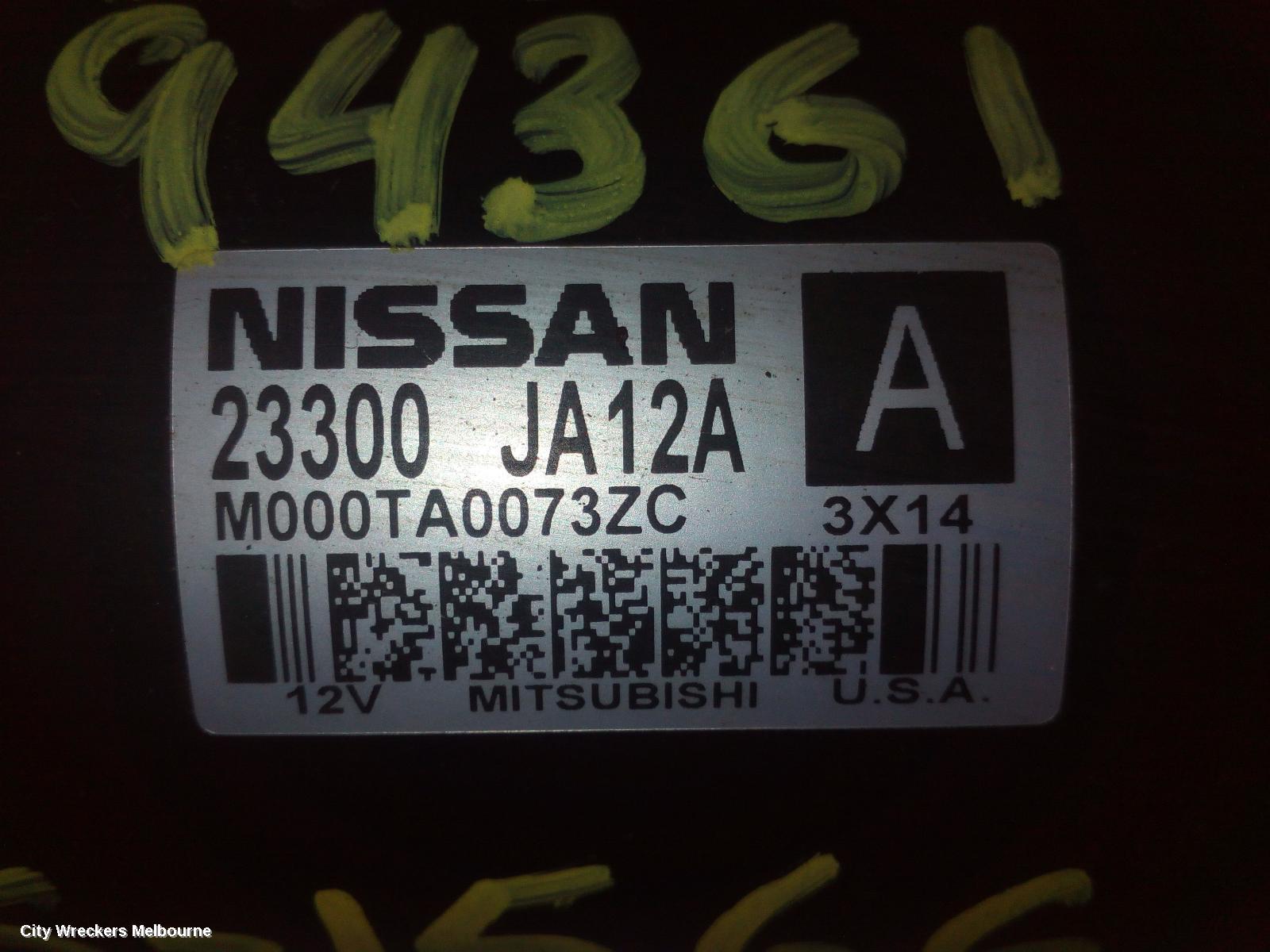 NISSAN PATHFINDER STARTER, PETROL, 3.5, VQ35, R52, 10/2013 - 04/2021