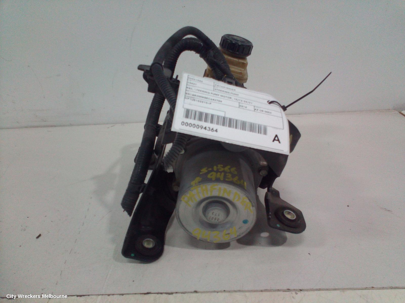 NISSAN PATHFINDER STEERING PUMP, R52, STEERING PUMP MOTOR, 10/2013 - 04/2021