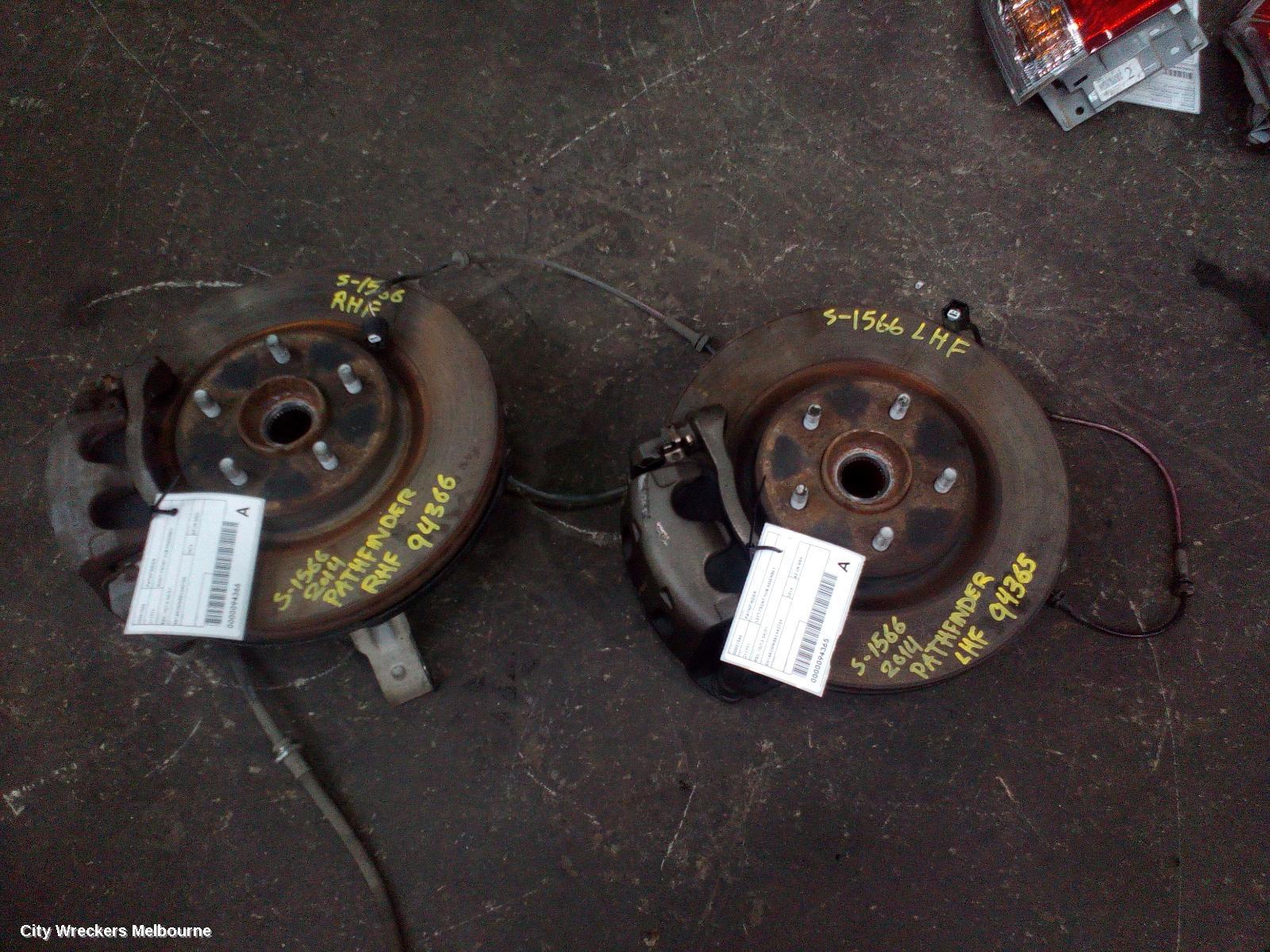 NISSAN PATHFINDER LEFT FRONT HUB ASSEMBLY, R52, 06/2013 - 04/2021
