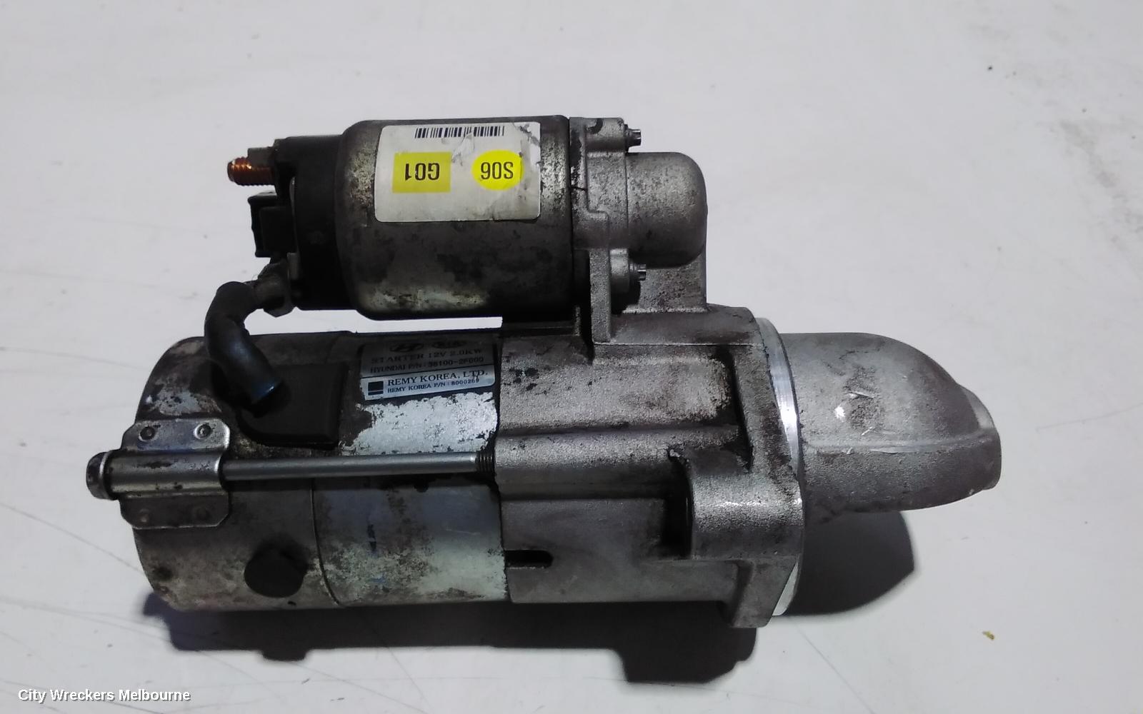 KIA SORENTO STARTER, DIESEL, 2.2, D4HBA, TURBO, XM, 10/2009 - 09/2012