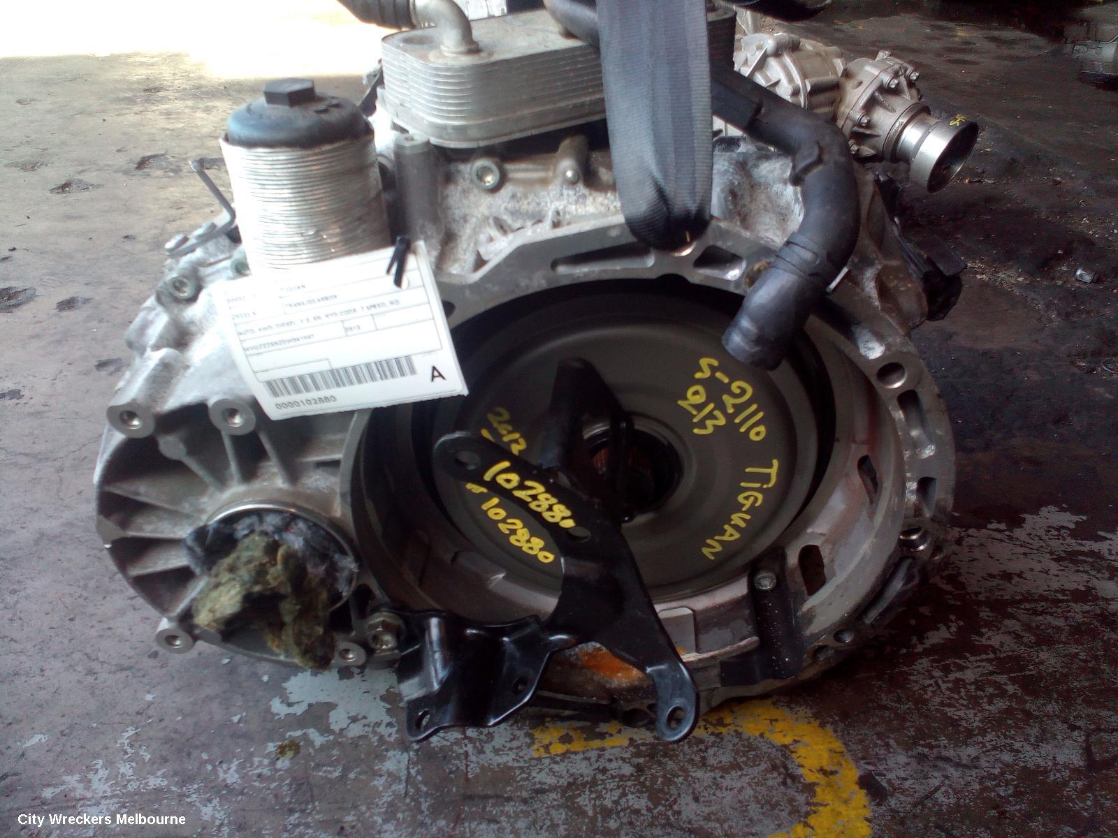 VOLKSWAGEN TIGUAN TRANS/GEARBOX, AUTO, AWD, DIESEL, 2.0, 5N, NYD CODE, 7 SPEED, NO TRANSFER CASE, 05/2008 - 08/2016