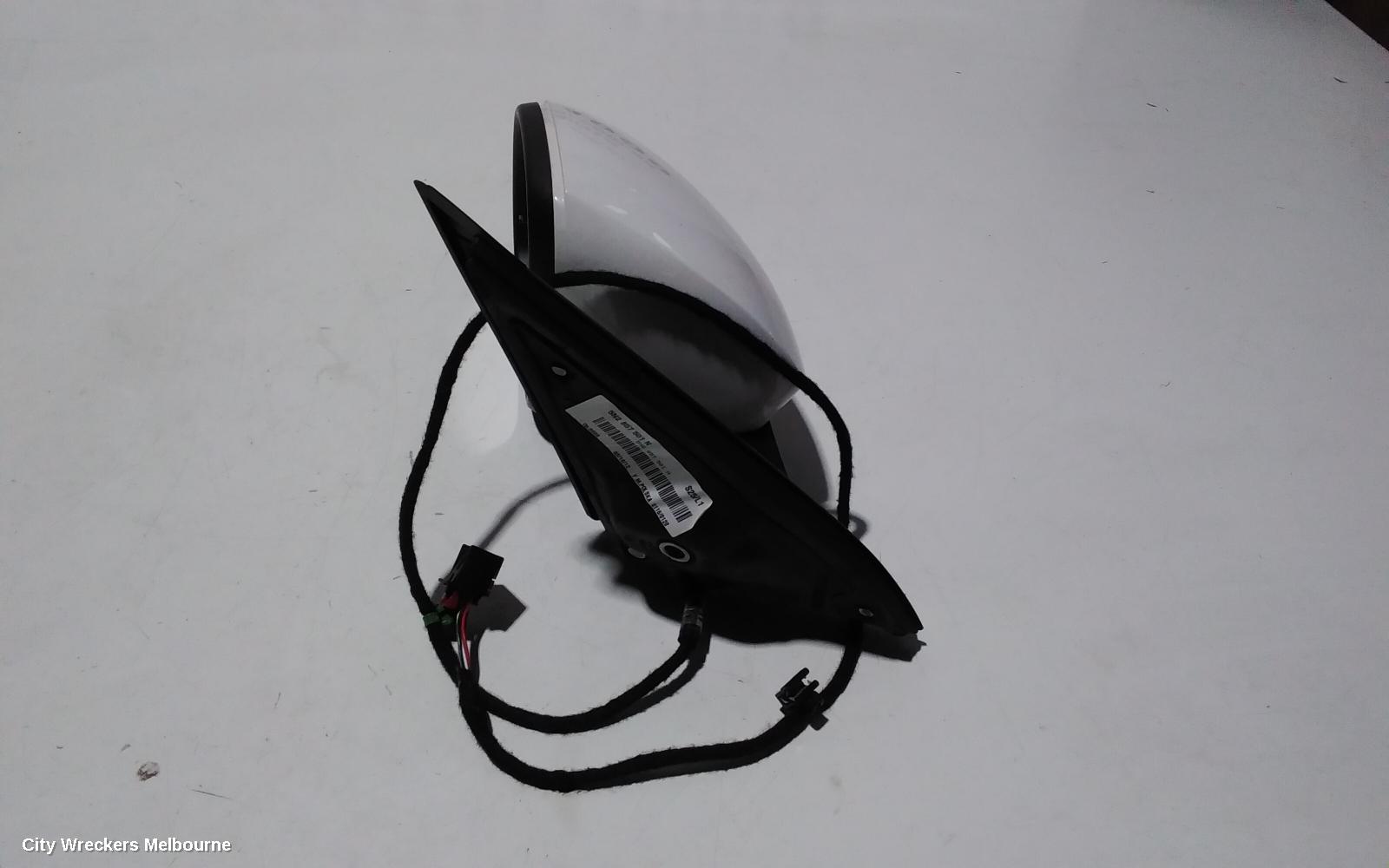 VOLKSWAGEN TIGUAN LEFT DOOR MIRROR, 5N, MANUAL FOLD (6XN), HEATED TYPE, 05/2008 - 08/2016