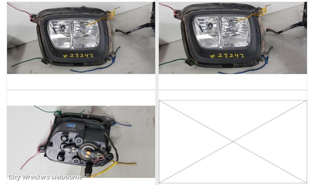 KIA SORENTO LEFT INDICATOR/FOG/SIDE, BUMPER FOGLAMP, XM, 10/2012 - 12/2014