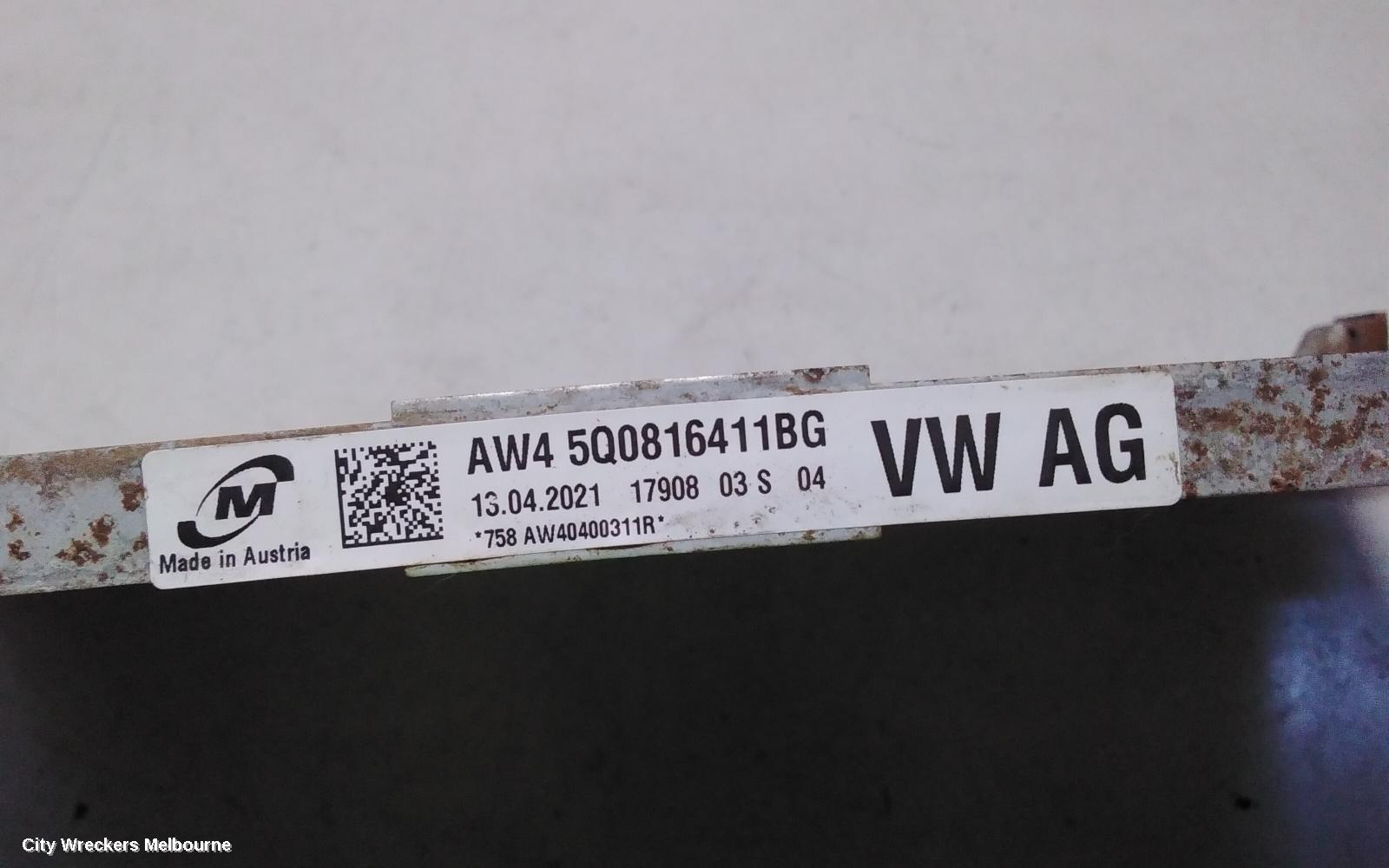 VOLKSWAGEN T-ROC A/C CONDENSER, A1, 03/2020 ONWARDS