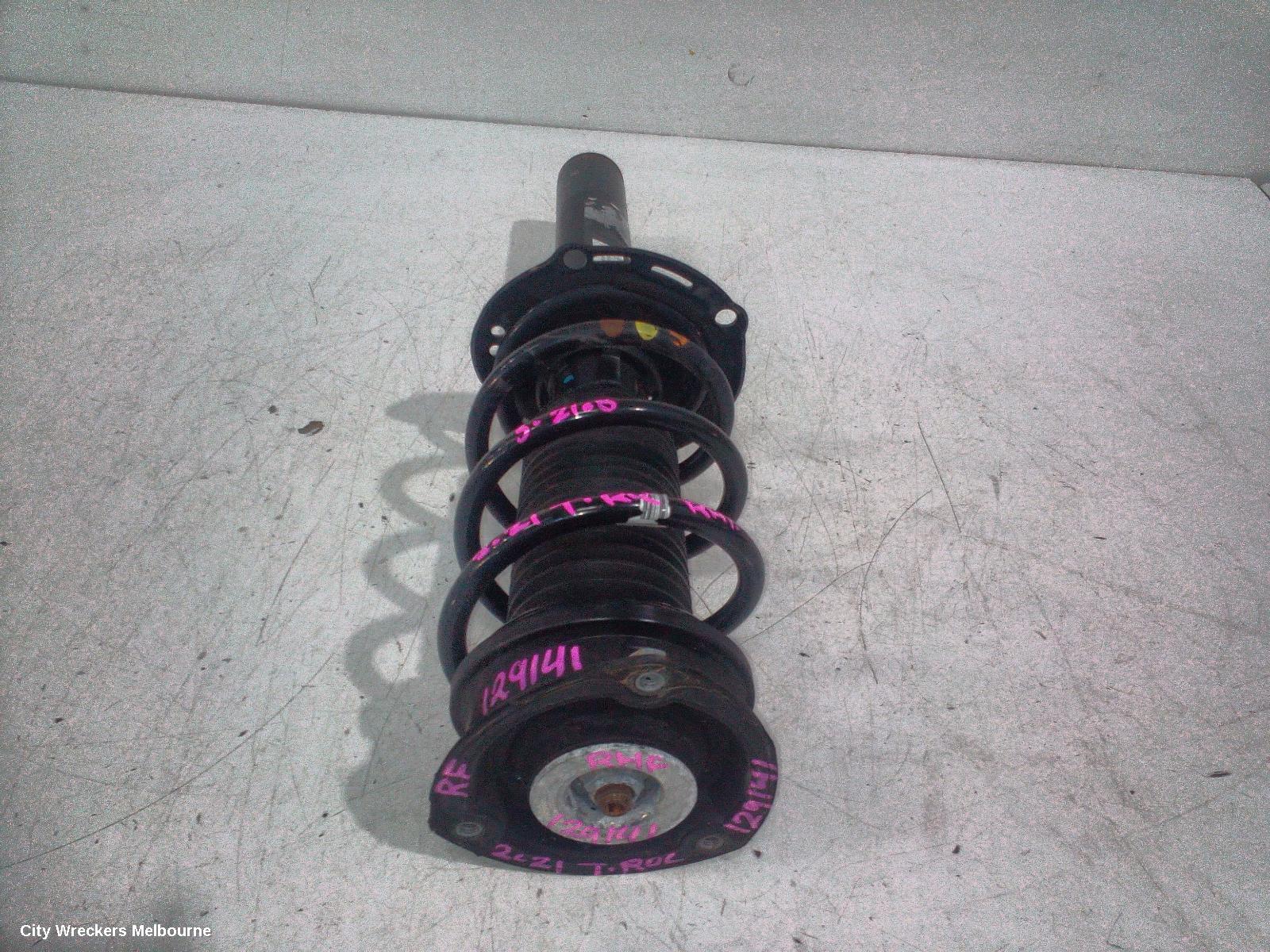 VOLKSWAGEN T-ROC RIGHT FRONT STRUT, A1, ELECTRIC TYPE, 03/2020 ONWARDS