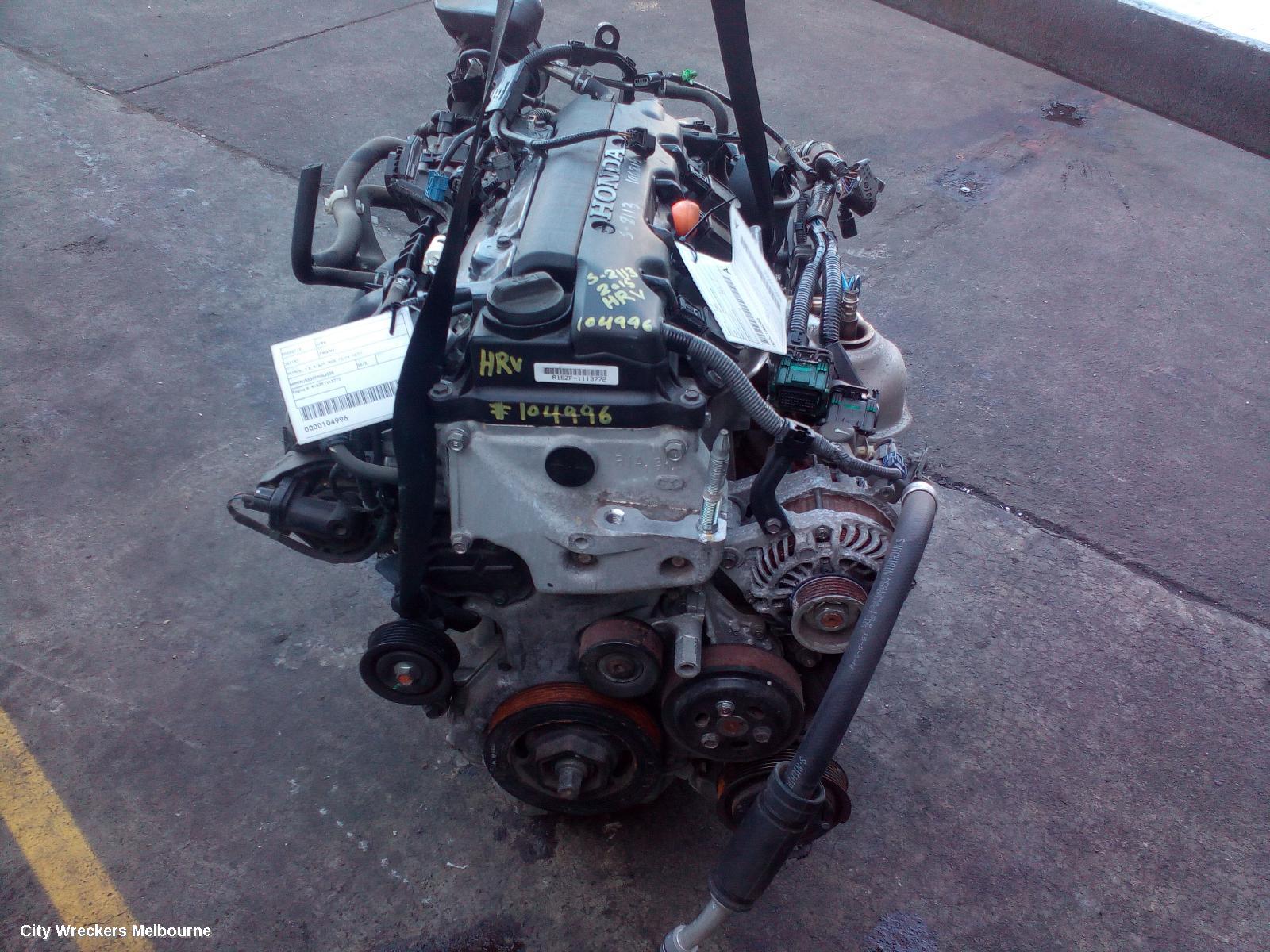 HONDA HRV ENGINE, PETROL, 1.8, R18ZF, RU5, 12/2014 - 10/2021
