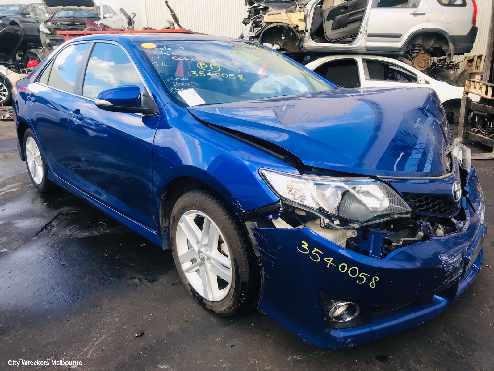 TOYOTA CAMRY LEFT REAR WND REG/MOTOR, ASV50/AVV50, POWER, 12/2011 - 10/2017