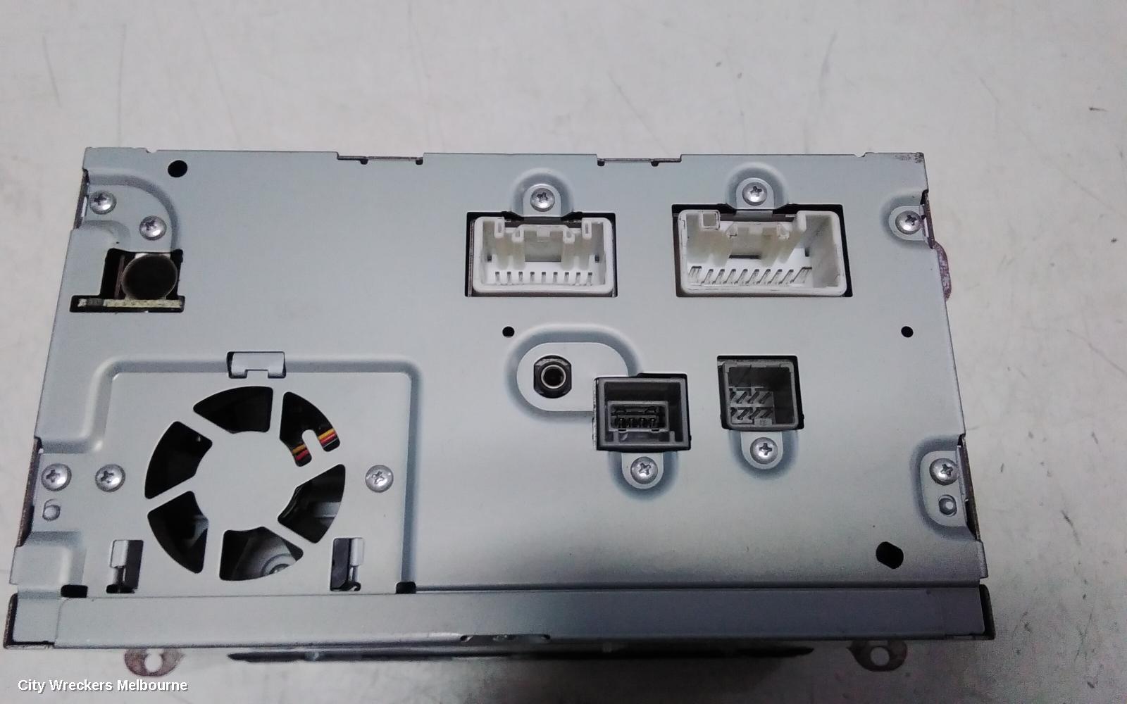 MITSUBISHI OUTLANDER RADIO/CD/DVD/SAT/TV, DISPLAY/HEAD UNIT, NON SAT NAV TYPE, ZJ-ZK, 10/2012 - 07/2016