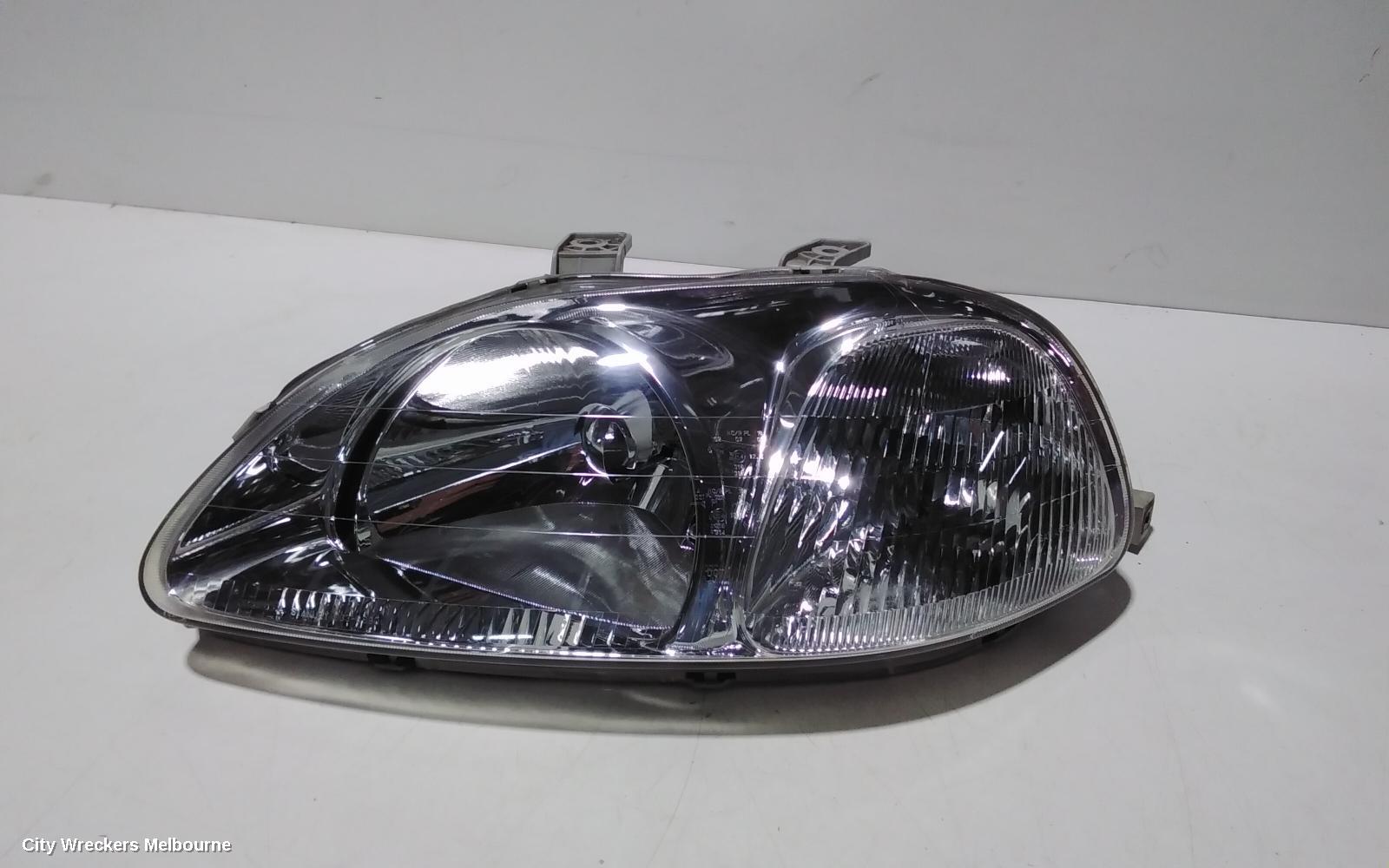 HONDA CIVIC LEFT HEADLAMP, EK, W/ GLOBE COVER, STANLEY, 10/1995 - 01/1999 (AUST TYPE)