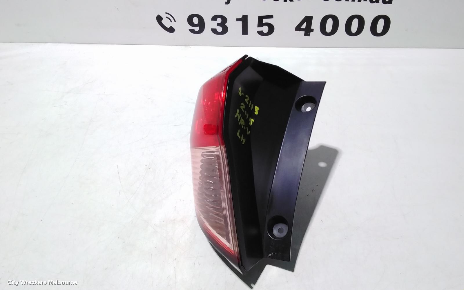 HONDA HRV LEFT TAILLIGHT, RU5, VTI, LED, NON OPTICAL GUIDE TYPE, 12/2014 - 06/2018