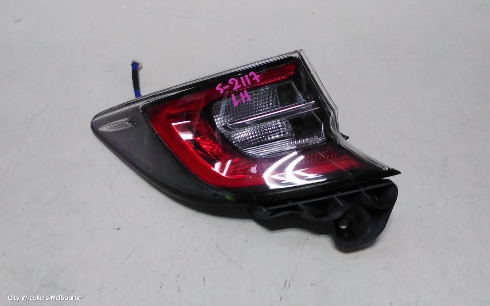 TOYOTA COROLLA LEFT TAILLIGHT, E210, IN BODY, HATCH, 07/2018 - 08/2022