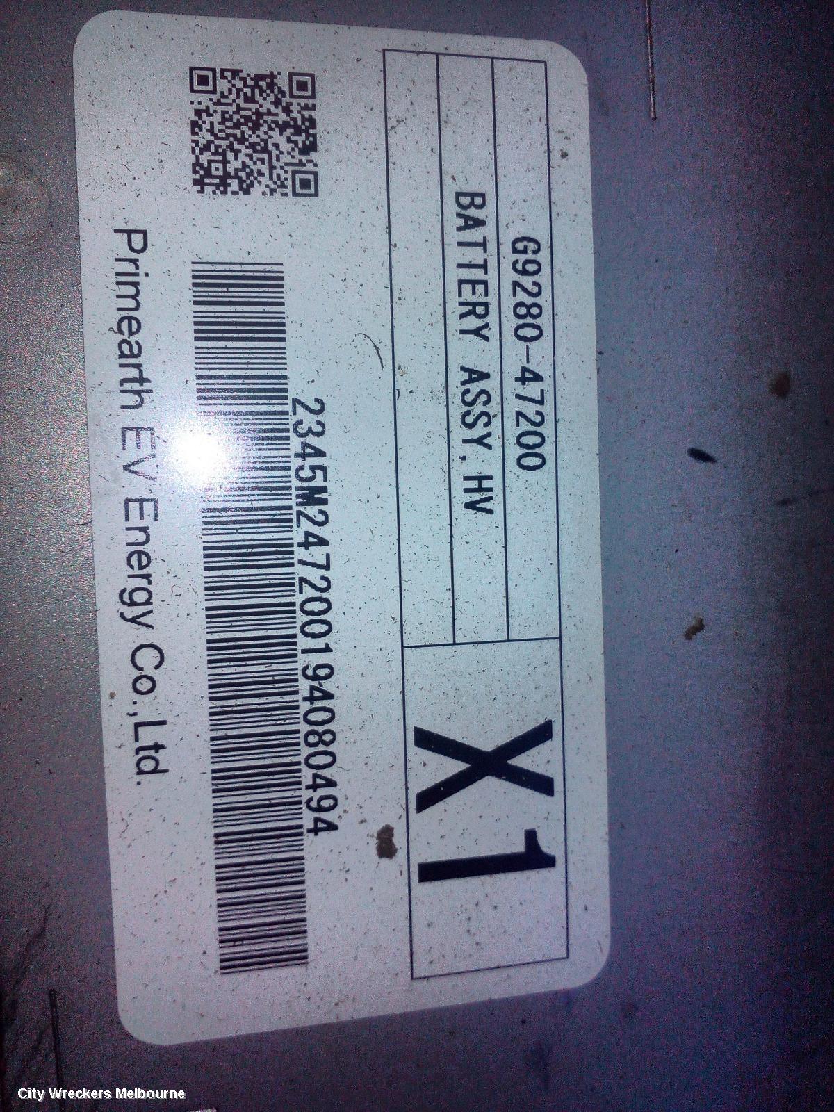 TOYOTA COROLLA BATTERY, 12V VOLT BATTERY, E210, 07/2018 ONWARDS