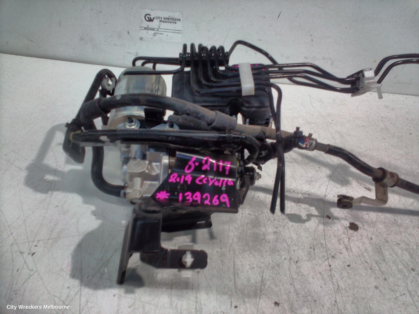 TOYOTA COROLLA ABS PUMP/MODULATOR, ZWE211R, HYBRID, P/N 4405012D90, 07/2018 ONWARDS