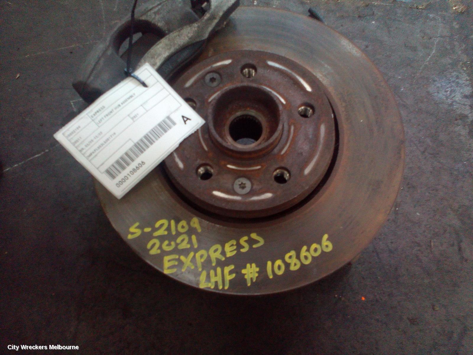 MITSUBISHI EXPRESS LEFT FRONT HUB ASSEMBLY, SN, 03/2020 - 12/2022