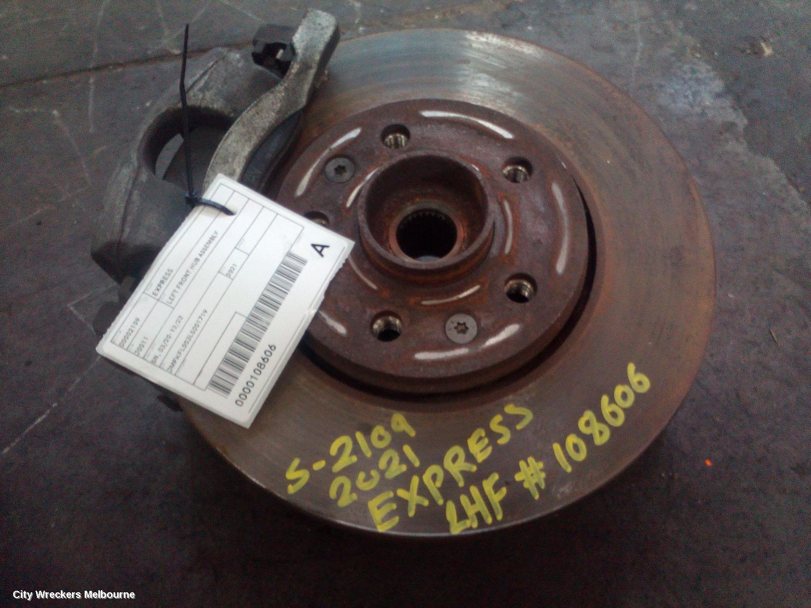 MITSUBISHI EXPRESS LEFT FRONT HUB ASSEMBLY, SN, 03/2020 - 12/2022