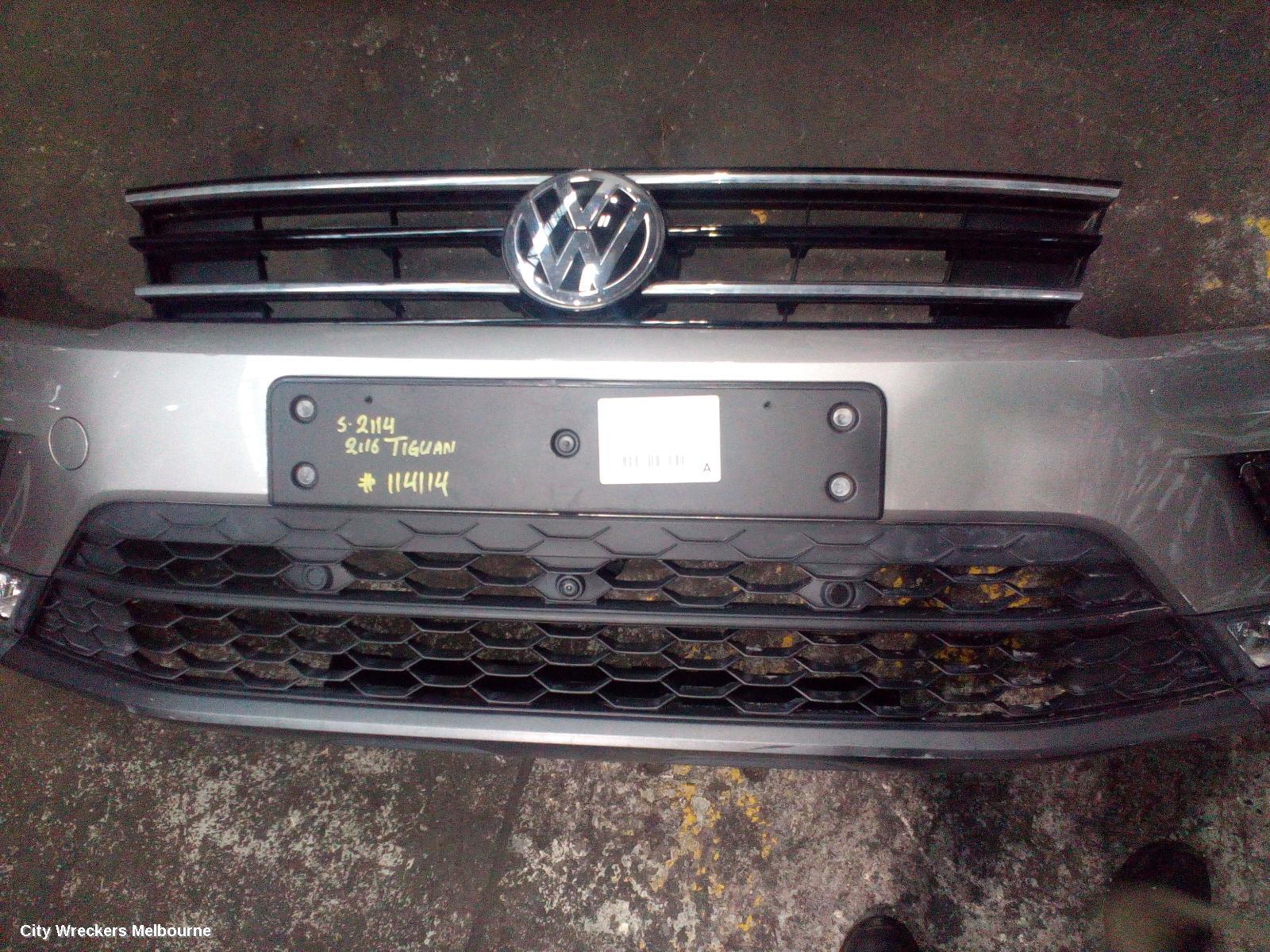 VOLKSWAGEN TIGUAN FRONT BUMPER, 5NA, TRENDLINE/COMFORTLINE/HIGHLINE/ADVENTURE/SPORTLINE, NON H/LAMP WASHER TYPE, 06/2016 - 05/2021