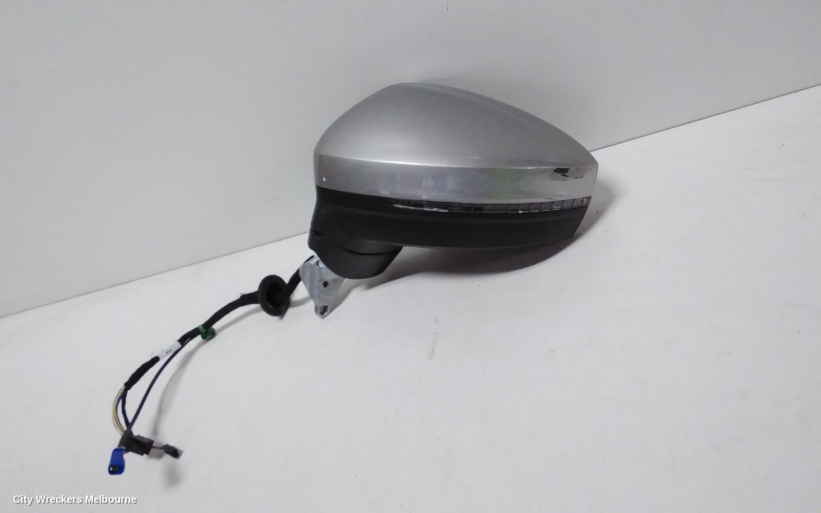 VOLKSWAGEN TIGUAN LEFT DOOR MIRROR, 5NA, POWER FOLD, W/ SIDE ASSIST & CAMERA TYPE (6XQ/KA6), 06/2016 - 02/2021