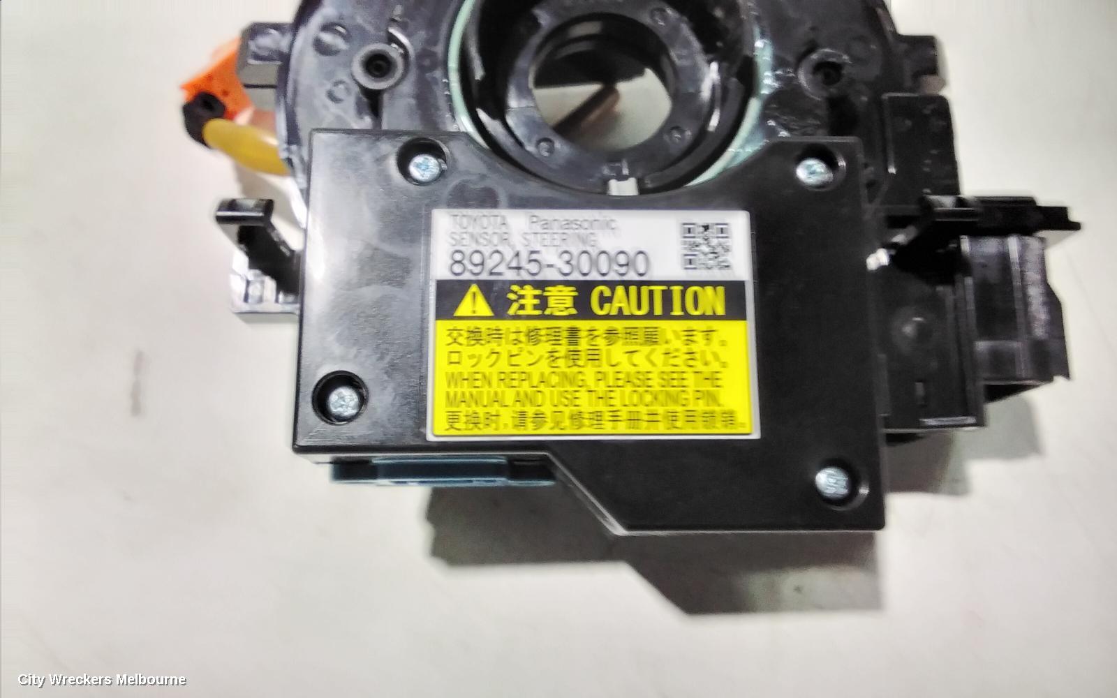 TOYOTA CAMRY AIRBAG MODULE/SENSOR, CLOCKSPRING, ASV50/AVV50, 12/2011 - 10/2017