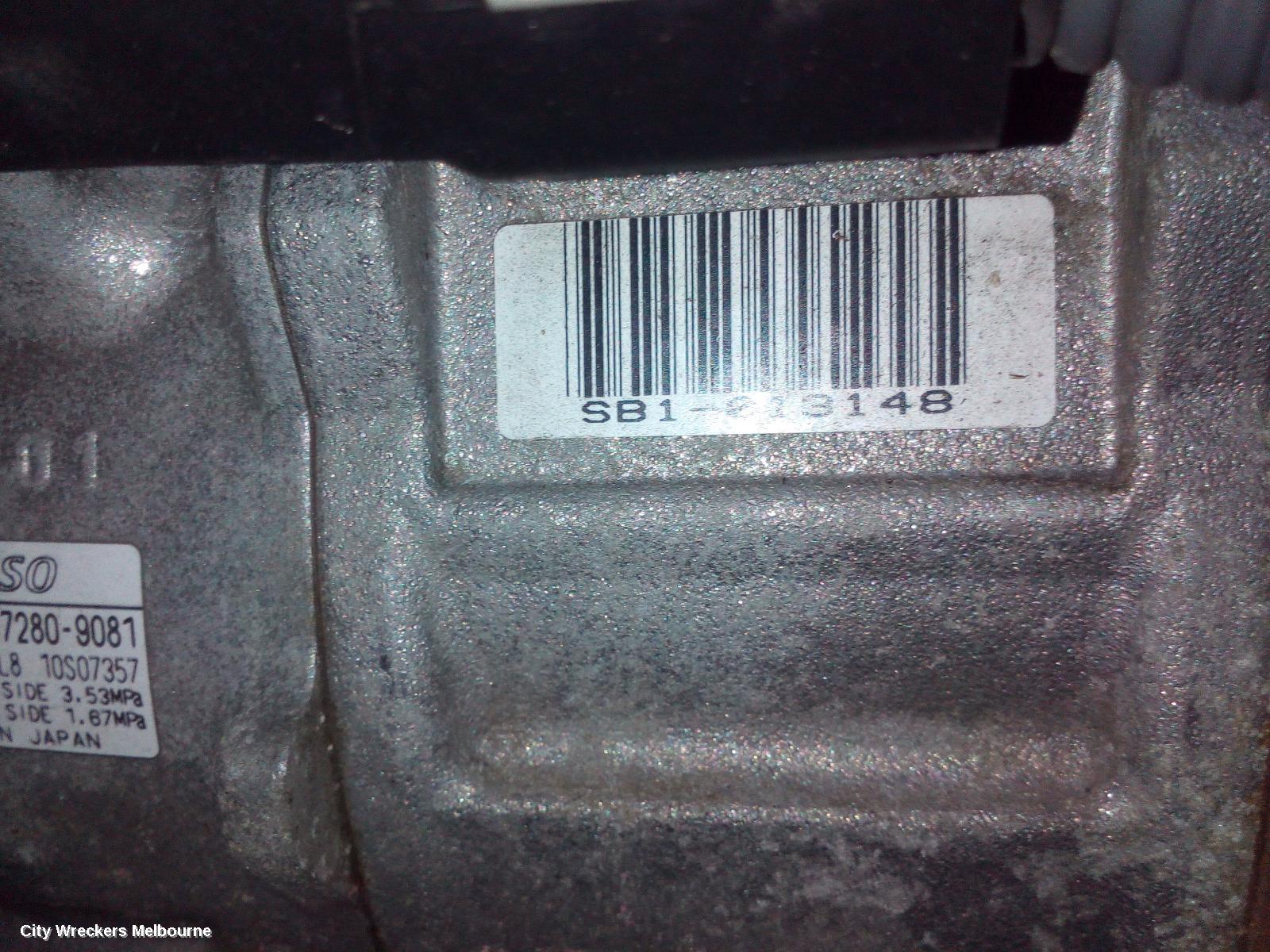 TOYOTA CAMRY A/C COMPRESSOR, ASV50, 2.5, 2AR-FE, 12/2011 - 10/2017