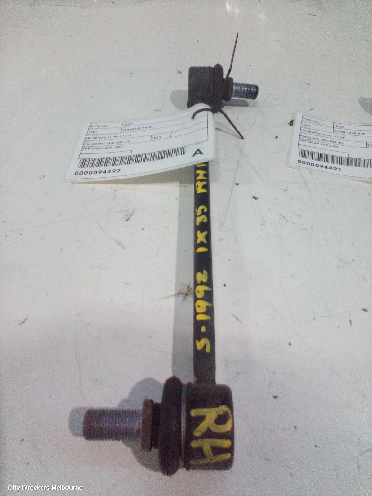 HYUNDAI IX35 STABILISER BAR, LM SERIES 11/2009 - 01/2016