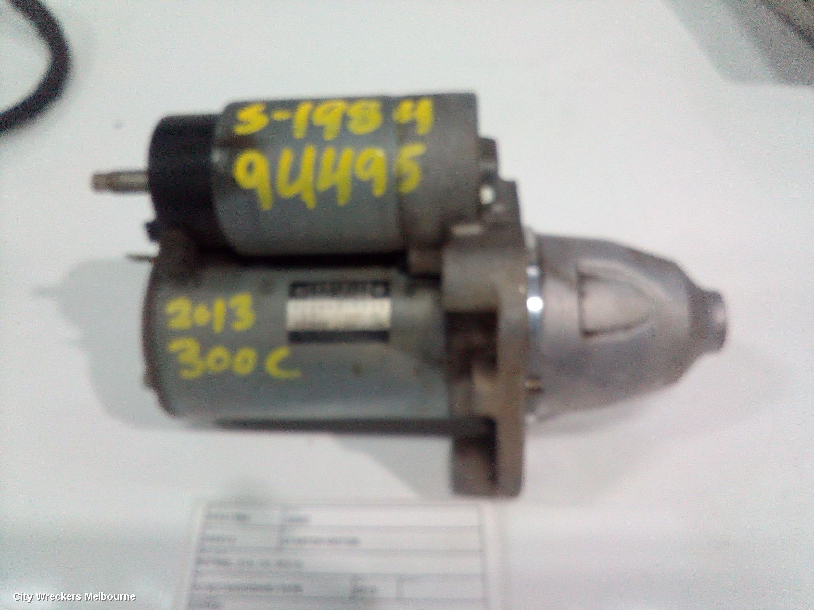 CHRYSLER 300C STARTER, PETROL, 3.6, LX, 07/2012 ONWARDS