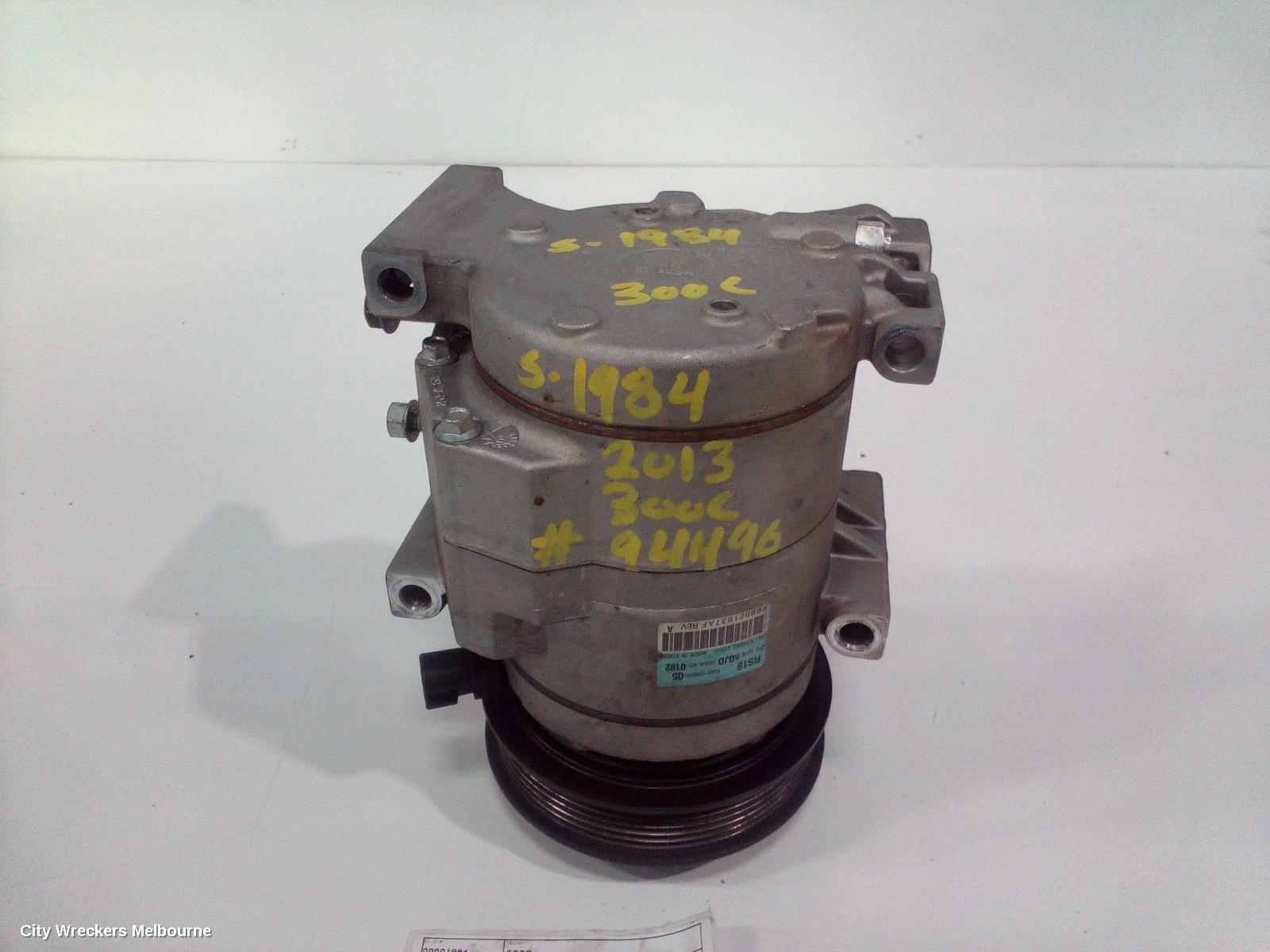 CHRYSLER 300C A/C COMPRESSOR, LX, 3.6, PETROL, HALLA BRAND, 05/2012 - 12/2014