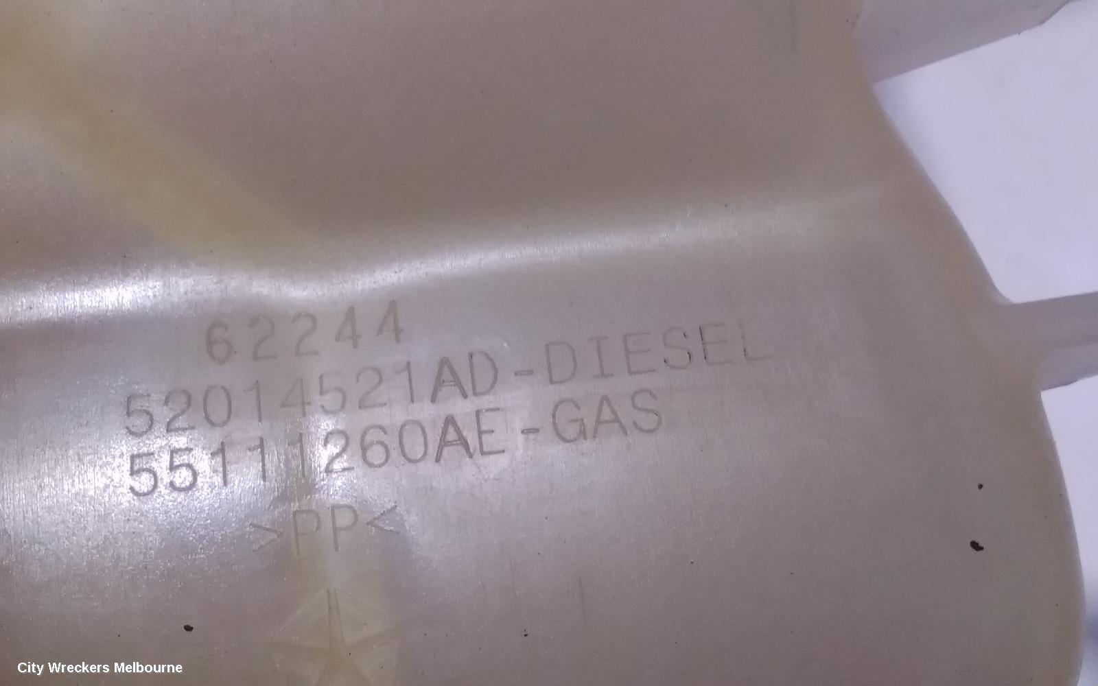 CHRYSLER 300C OVERFLOW BOTTLE, PETROL, 3.6, LX, 07/2012 ONWARDS