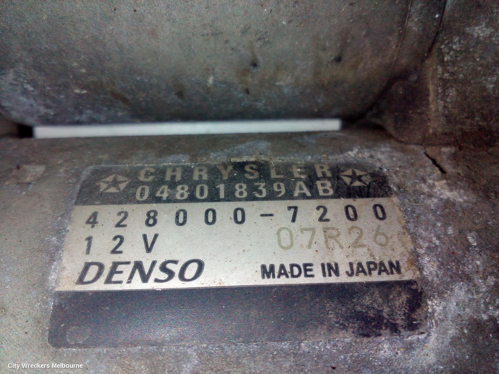 FIAT FREEMONT STARTER, PETROL, 3.6 V6, JF, 01/2014 - 01/2017
