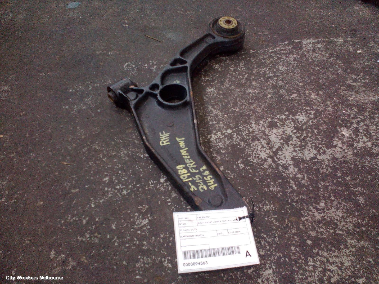 FIAT FREEMONT RIGHT FRONT LOWER CONTROL ARM, JF, 04/2013 - 01/2017