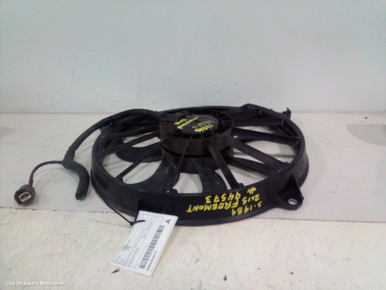 FIAT FREEMONT FAN, RADIATOR FAN, 3.6, PETROL, JF, 01/2014 - 01/2017