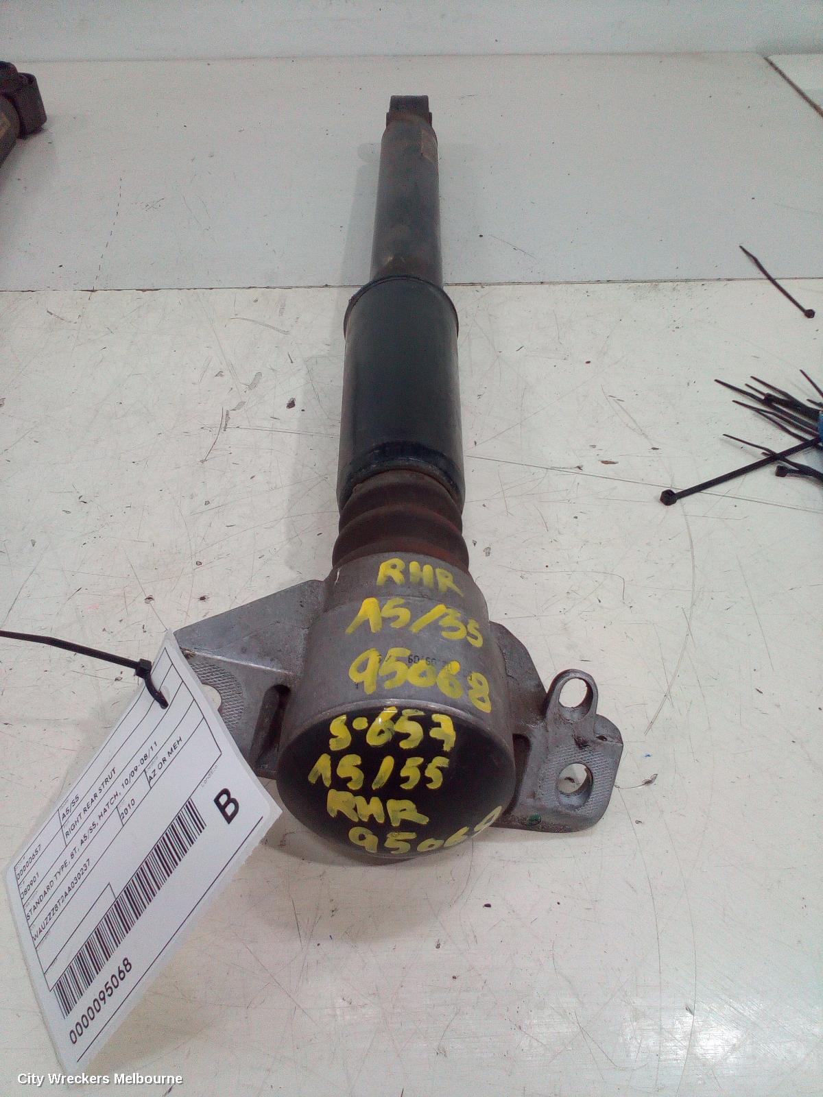 AUDI A5 RIGHT REAR STRUT, STANDARD TYPE, 8T, A5/S5, HATCH, 10/2009 - 08/2011