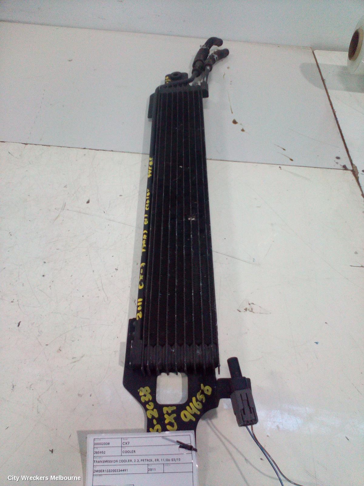 MAZDA CX7 COOLER, TRANSMISSION COOLER, 2.3, PETROL, ER, 11/2006 - 02/2012