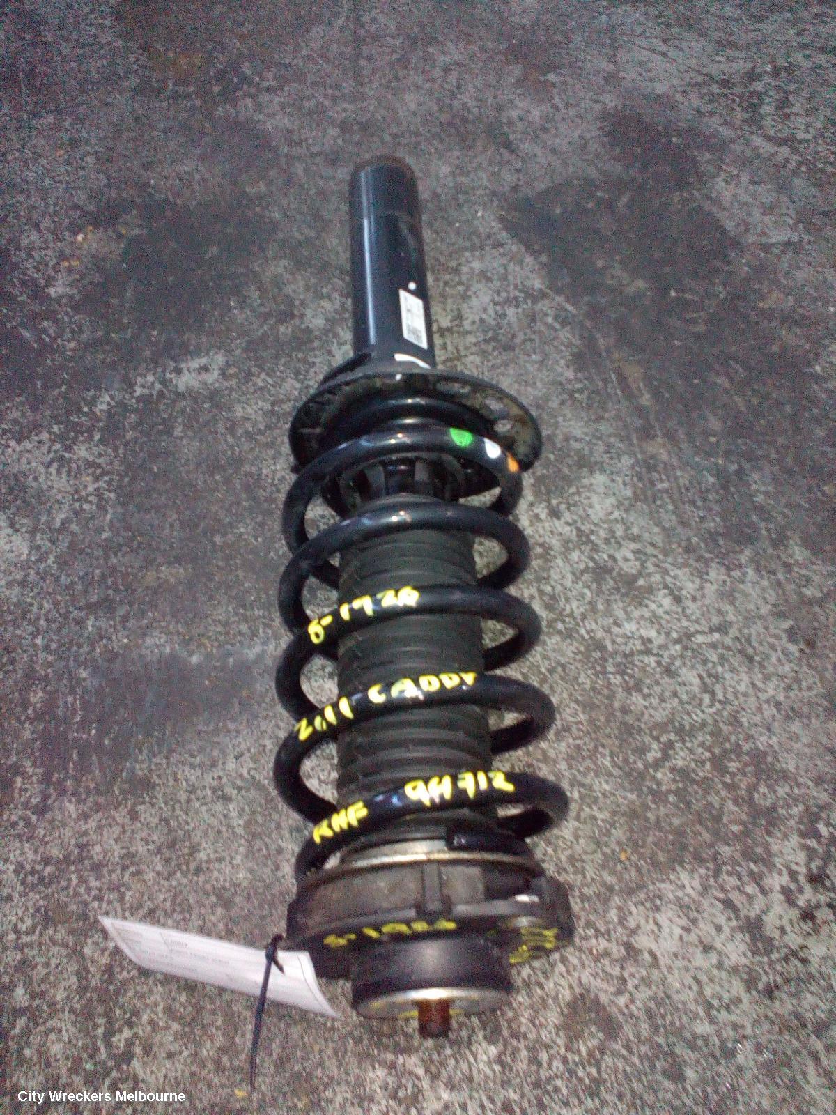VOLKSWAGEN CADDY RIGHT FRONT STRUT, 2K, 08/2010 - 06/2015