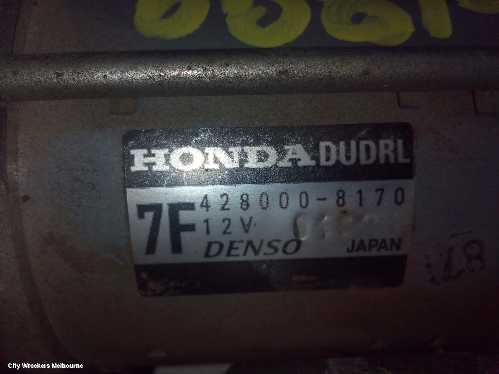 HONDA HRV STARTER, PETROL, 1.8, R18ZF, RU5, 12/2014 - 10/2021