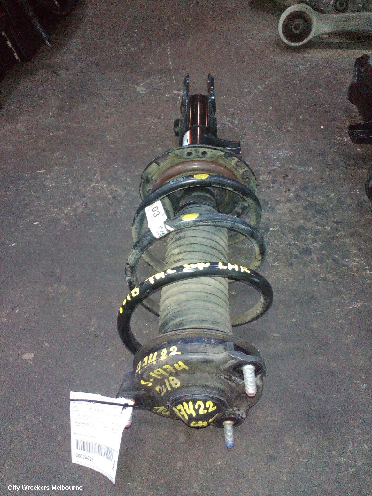 HYUNDAI TUCSON LEFT FRONT STRUT, TL, KOREAN BUILT (VIN KMHJ), AWD, 07/2015 - 05/2018