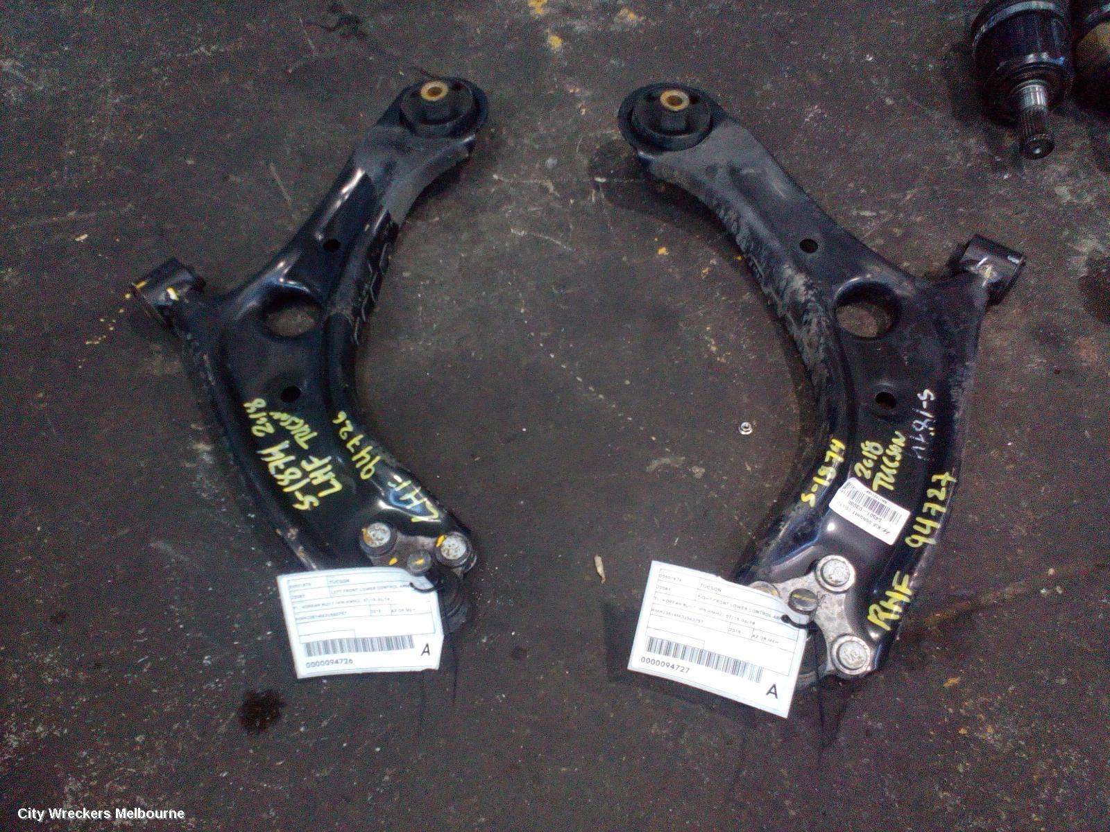 HYUNDAI TUCSON RIGHT FRONT LOWER CONTROL ARM, TL, KOREAN BUILT (VIN KMHJ), 07/2015 - 06/2018