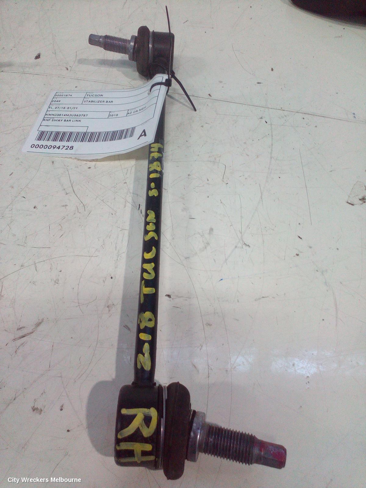 HYUNDAI TUCSON STABILISER BAR, TL, 06/2015 - 01/2021