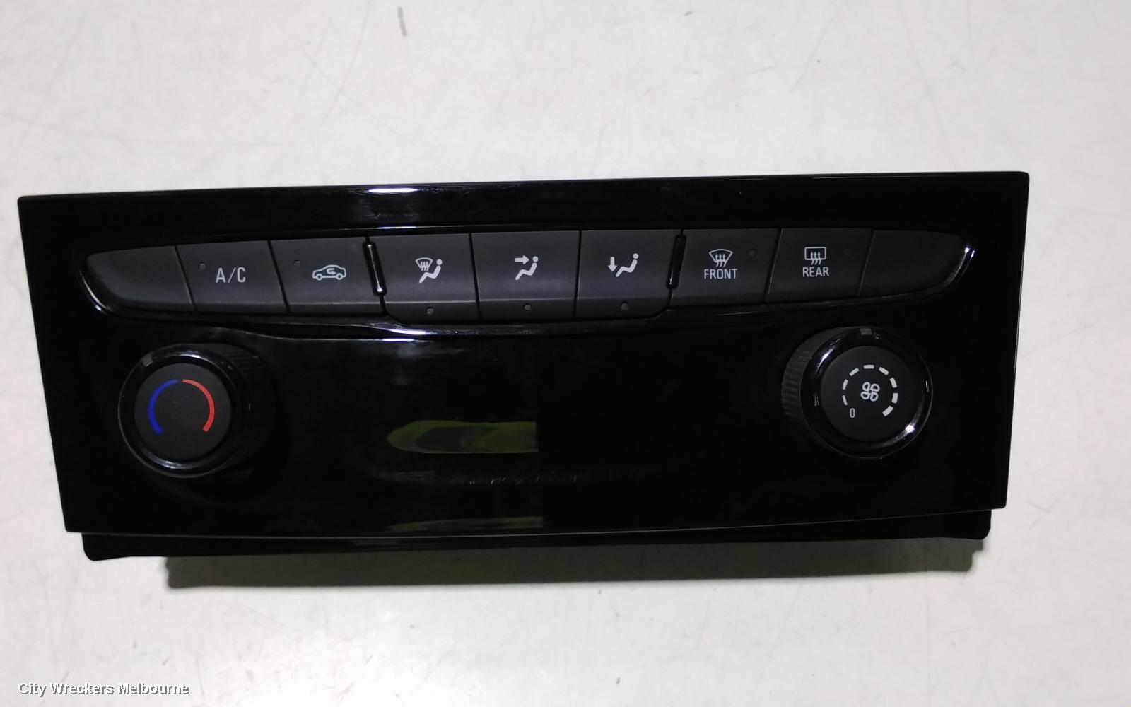 HOLDEN ASTRA HEATER/AC CONTROLS, NON CLIMATE CONTROL, BK, 5DR HATCH/WAGON, 09/2016 ONWARDS