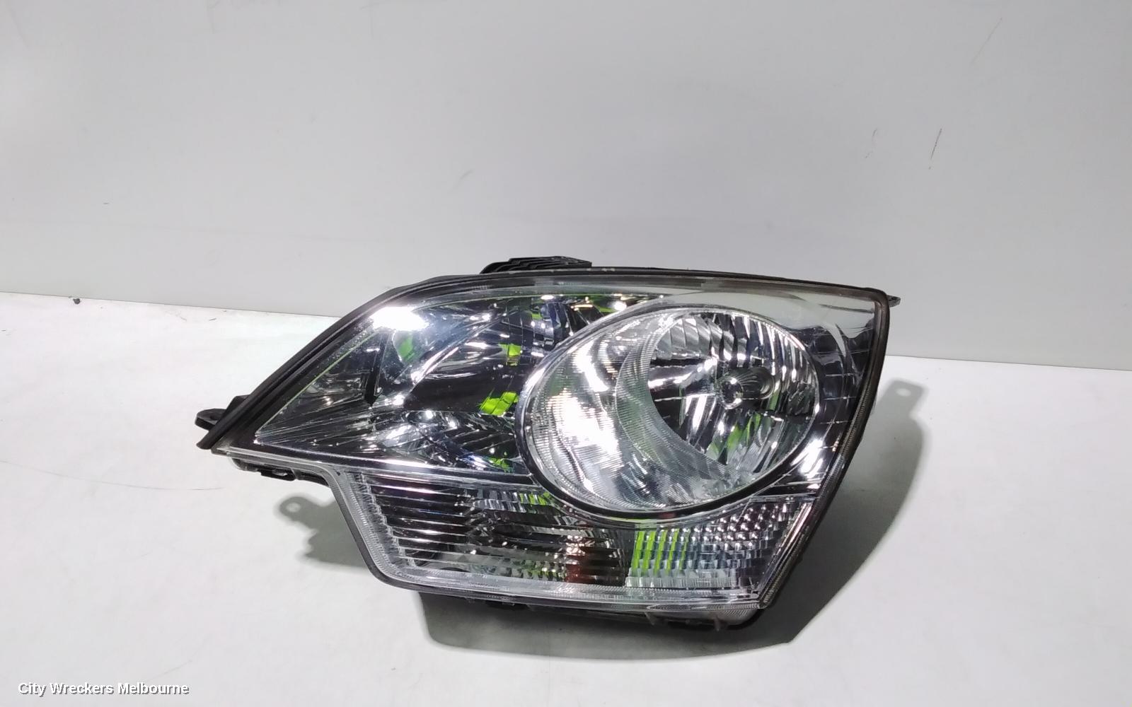 HOLDEN CAPTIVA LEFT HEADLAMP, CG, MAXX/CAPTIVA 5 (4TH VIN = D), 07/2008 - 09/2015