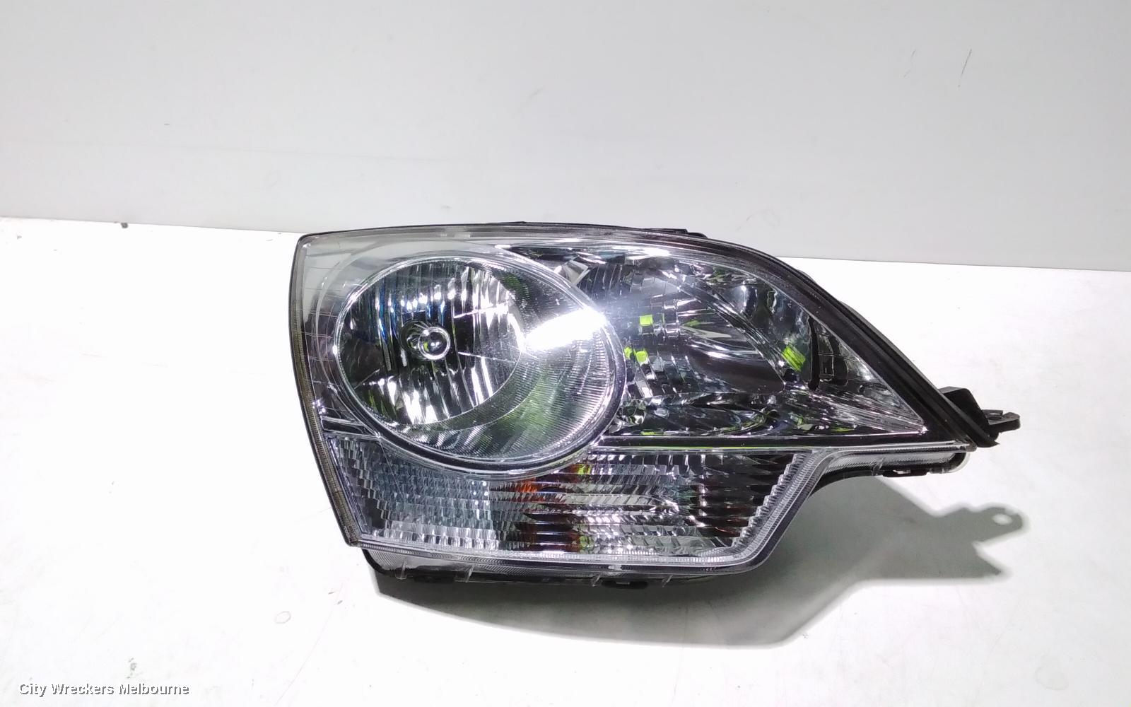 HOLDEN CAPTIVA RIGHT HEADLAMP, CG, MAXX/CAPTIVA 5 (4TH VIN = D), 07/2008 - 09/2015