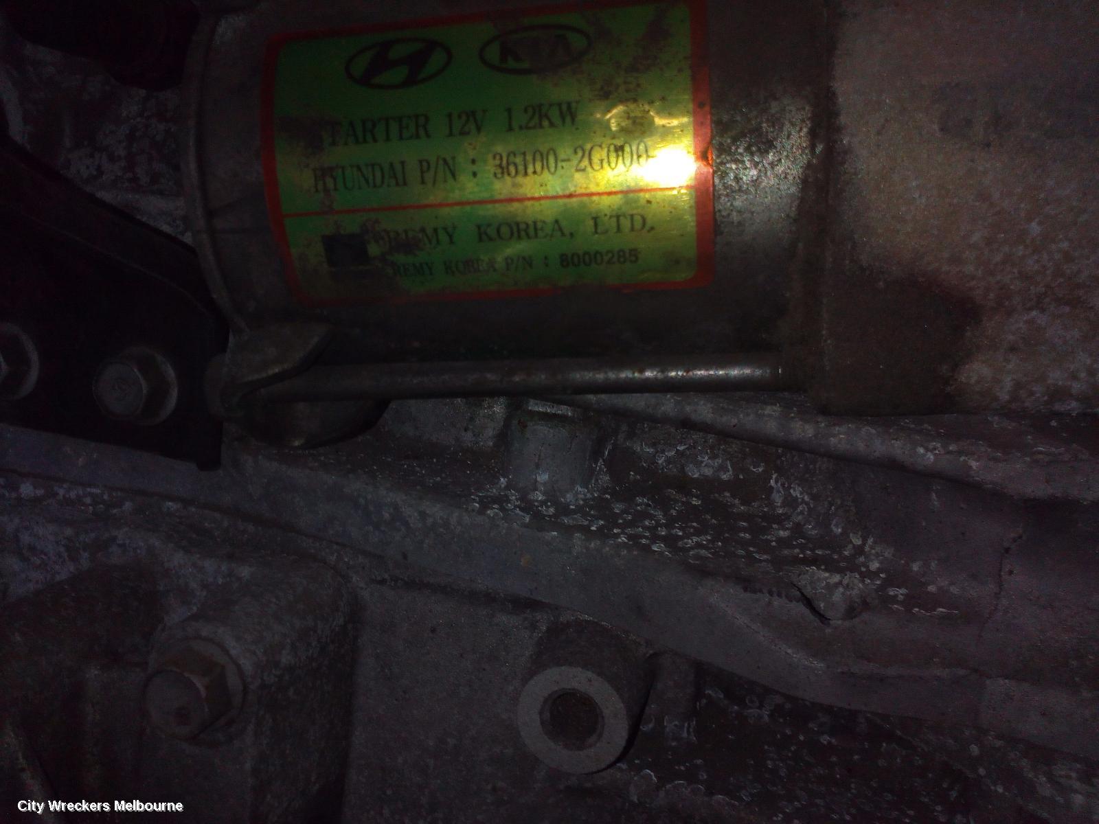 KIA CERATO STARTER, PETROL, 2.0, G4KD, TD, 10/2008 - 03/2013