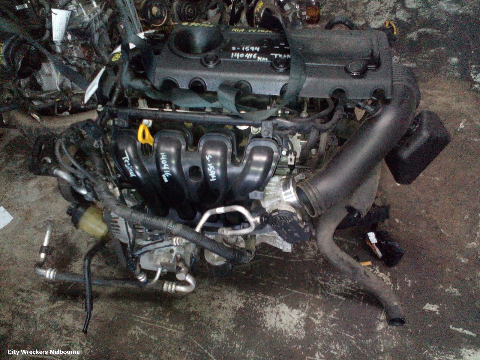 KIA CERATO STARTER, PETROL, 2.0, G4KD, TD, 10/2008 - 03/2013