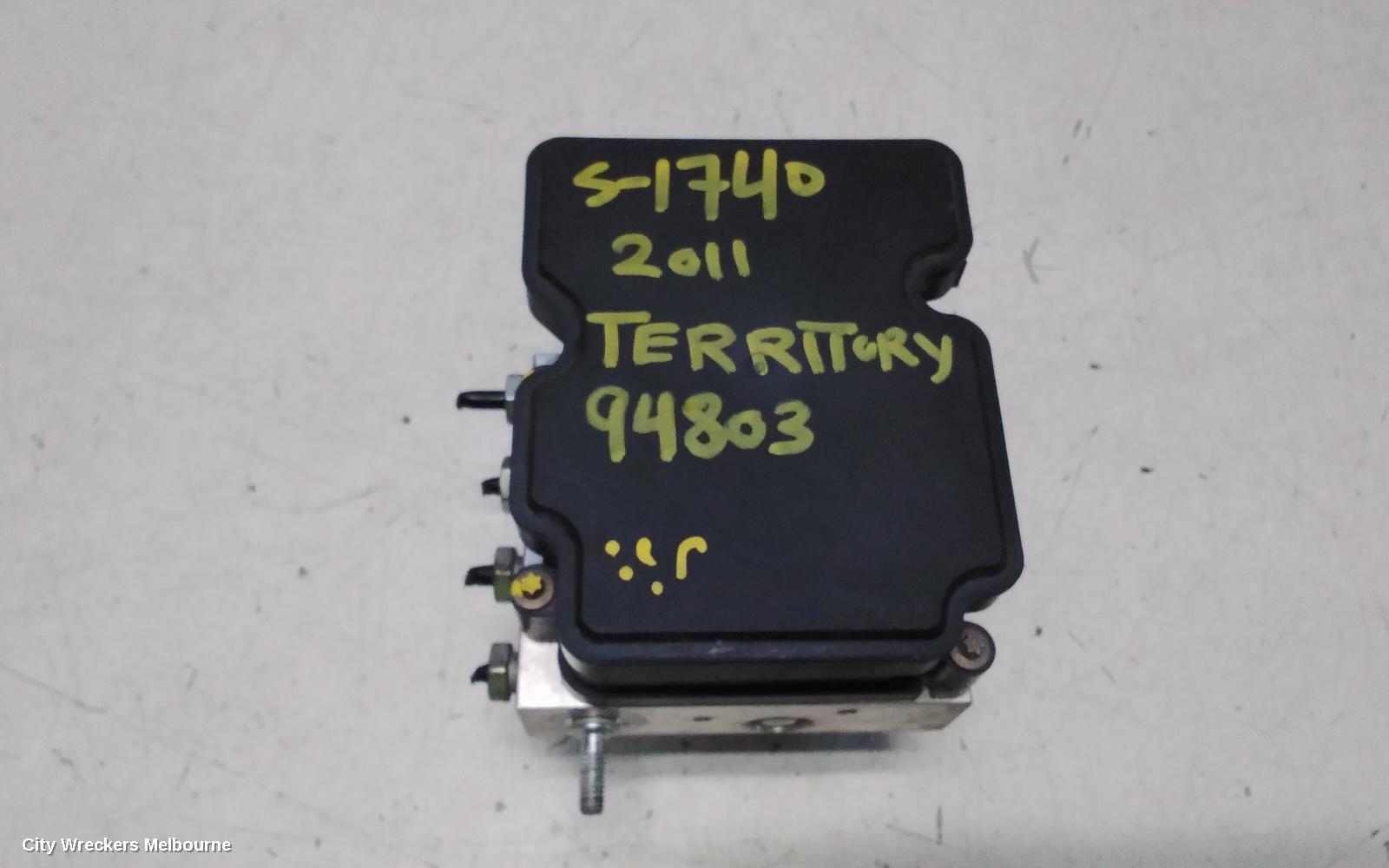 FORD TERRITORY ABS PUMP/MODULATOR, SZ MKI-MKII, 03/2011 - 12/2016