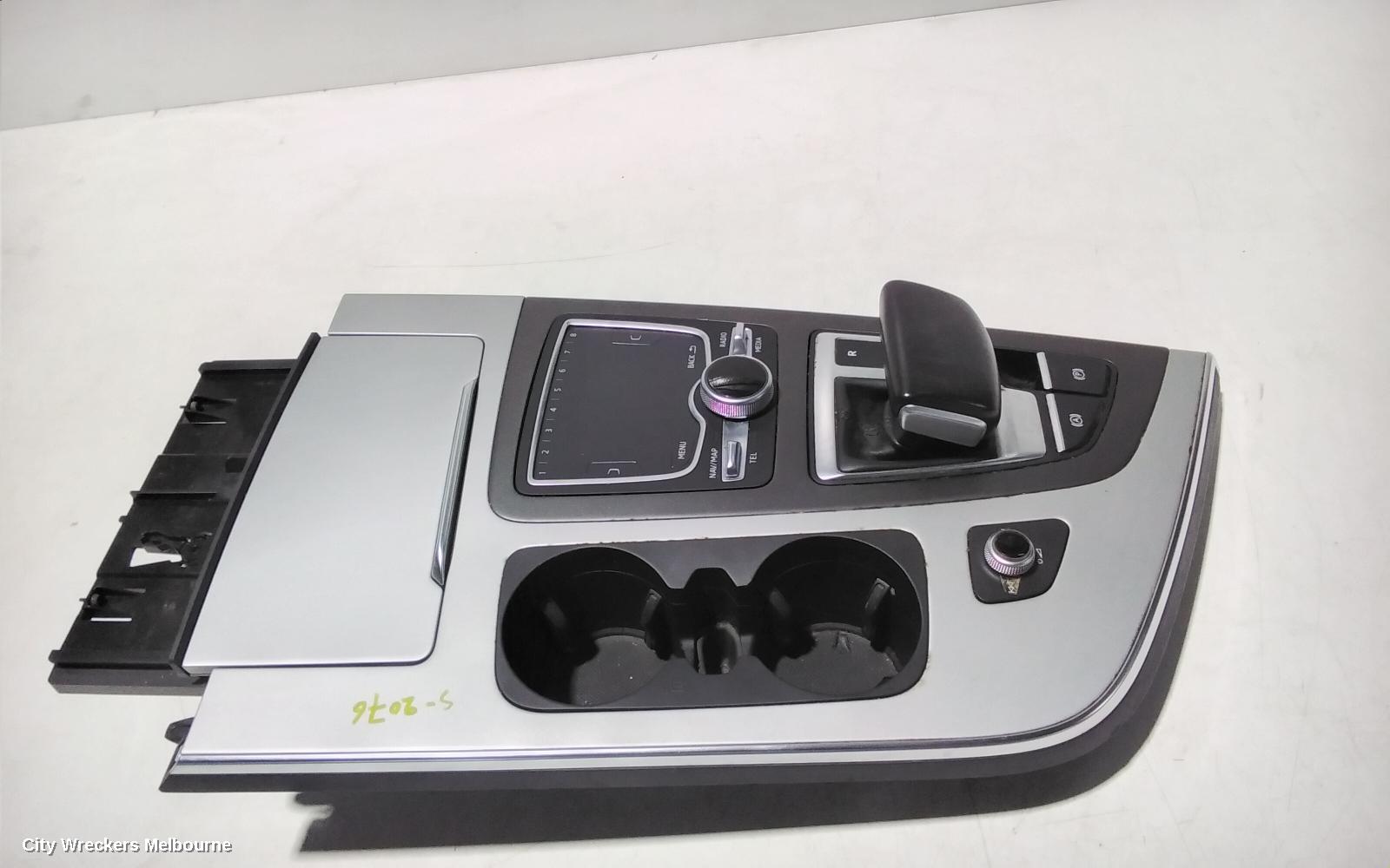 AUDI Q7 RADIO/CD/DVD/SAT/TV, MMI CONTROLS, 4M, 09/2015 - 03/2020