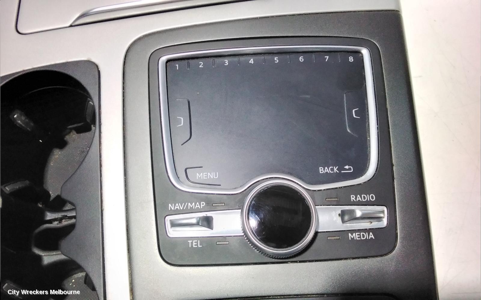 AUDI Q7 RADIO/CD/DVD/SAT/TV, MMI CONTROLS, 4M, 09/2015 - 03/2020