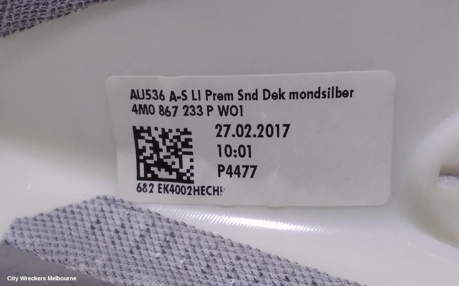 AUDI Q7 TRIM PANEL, 4M, 07/2015 ONWARDS