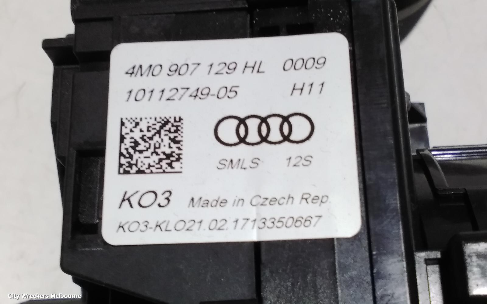 AUDI Q7 AIRBAG MODULE/SENSOR, CLOCKSPRING, 4M, 09/2015 - 03/2020