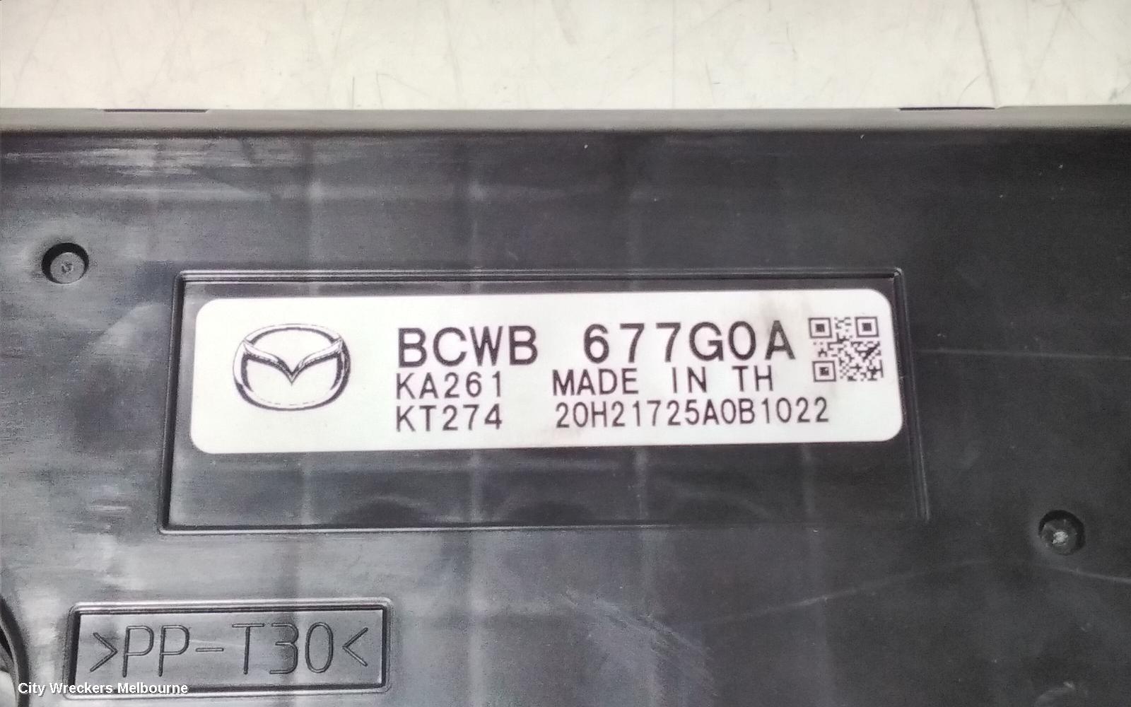 MAZDA 3, BP, 03/2019 ONWARDS, UNIT BACK UP POWER - MAZDA (BCWB-67-7G0A): 94935