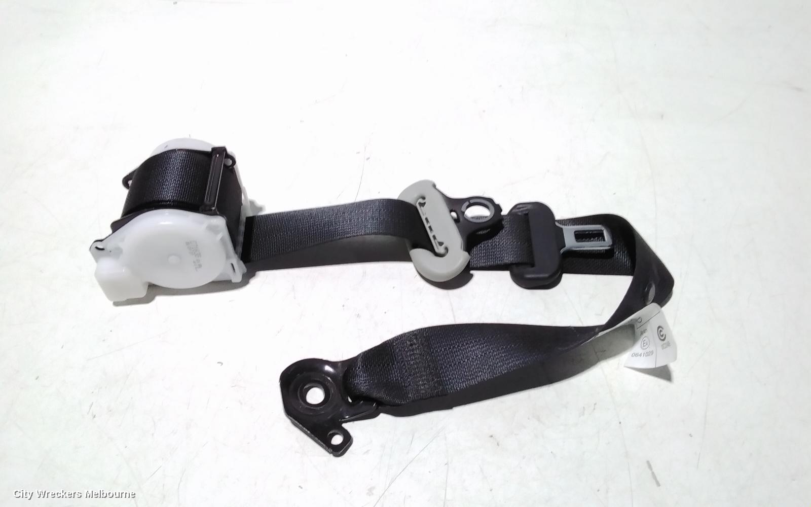 TOYOTA PRIUS SEATBELT/STALK, ZVW30R, LH REAR, SEAT BELT ONLY, 07/2009 - 12/2015