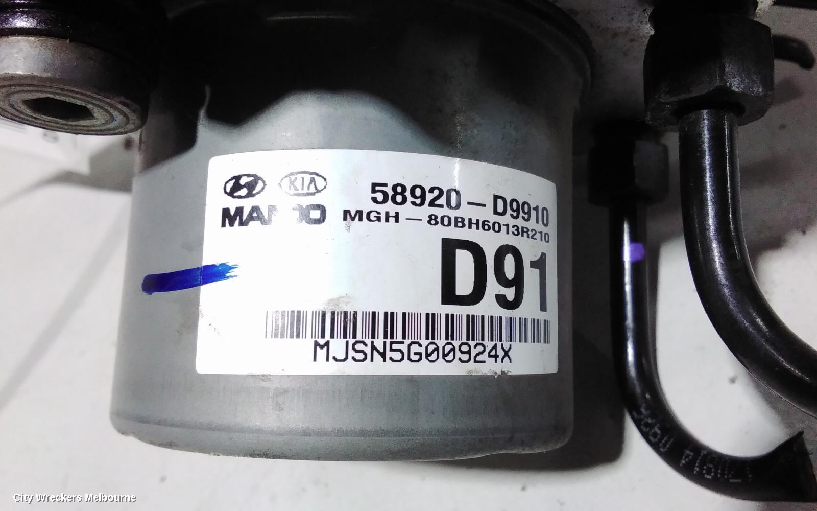 KIA SPORTAGE ABS PUMP/MODULATOR, QL, P/N 58920D9910, 10/2015 ONWARDS